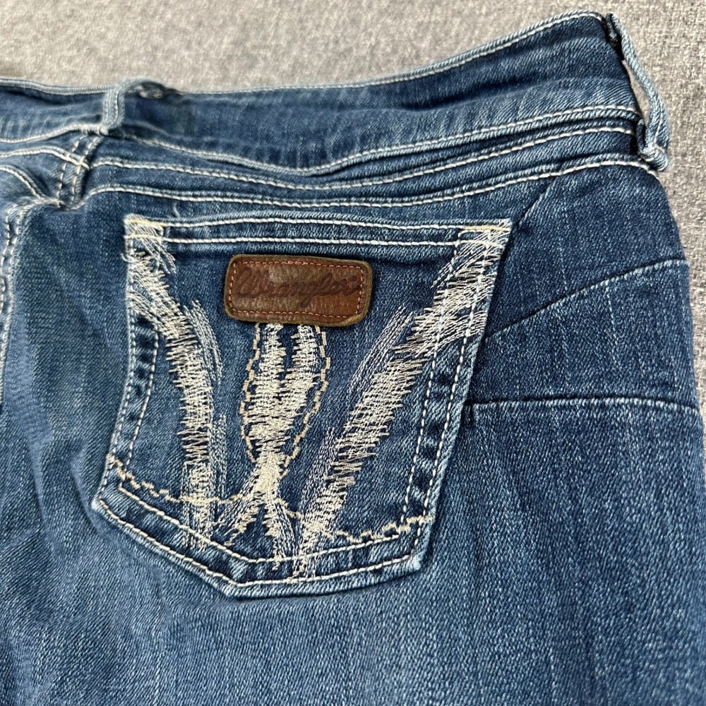 Wrangler Jeans Womens 7/8x30 Ultimate Riding Q-Baby Blue Bootcut 08MWZGV
